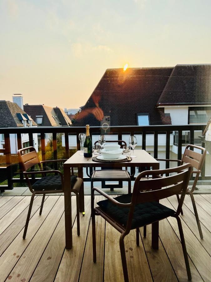 Ferienwohnung Luxe Duplex Met Prive Parking Knokke-Heist Exterior foto
