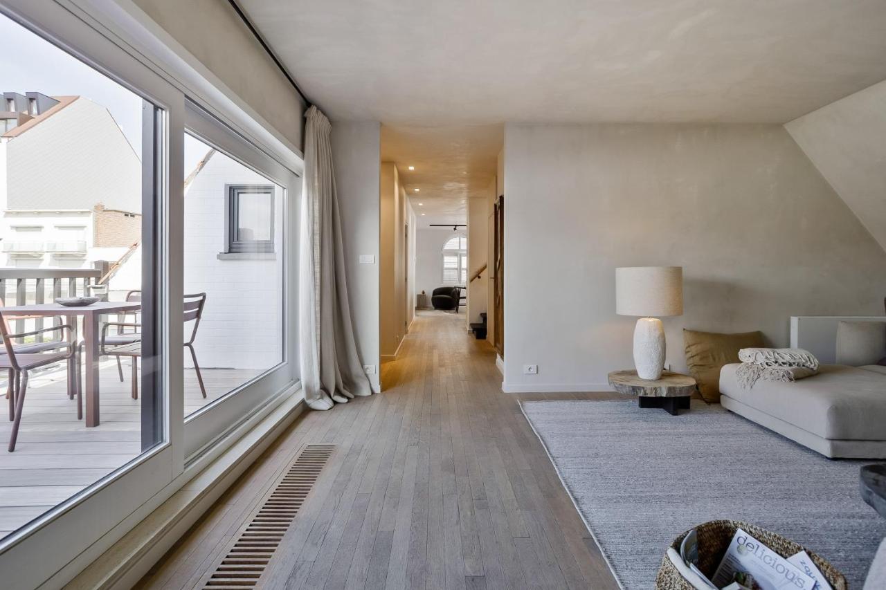 Ferienwohnung Luxe Duplex Met Prive Parking Knokke-Heist Exterior foto